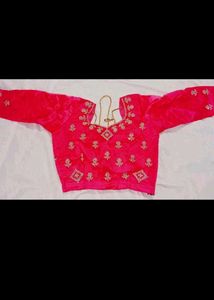 Red Embroidered Lehenga Choli