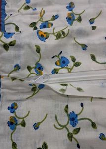 Pure cotton floral pillow covers new 4 pcs