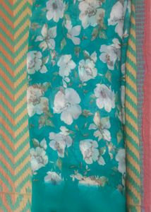 New Flowery Saree