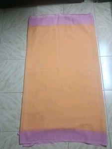 Peach &amp; Pink Saree