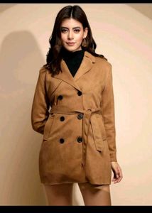 Classic Brown Peacoat