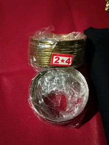 Metal Bangles With 2 Colours