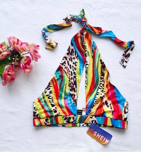 Shein : Neck Tie Top