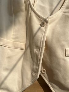 Savana Off White Waist Coat