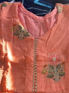 Like new from kurta with flayred plazzo