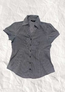 Striped Button-Up Top