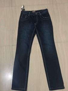 Dark Blue Denim Jeans