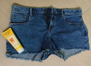 Denim Cutoff Shorts
