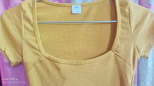 Ribbed Body Fitted Top