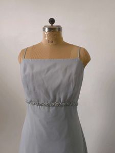 Elegant Grey Formal Dress
