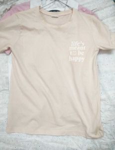 Set Of 2 Pink Tshirt