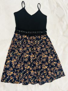 Floral Mid Length Dress