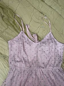 Sparkly Pink Mini Dress
