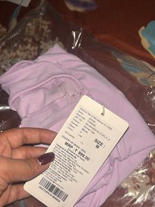 GLITCHEZ Lilac Crop Halter Top