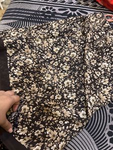 Brown Saree With Blouse
