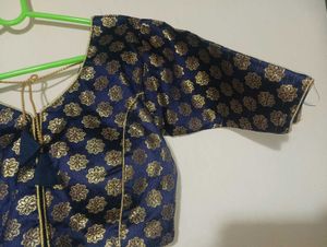 Navy Blue Blouse