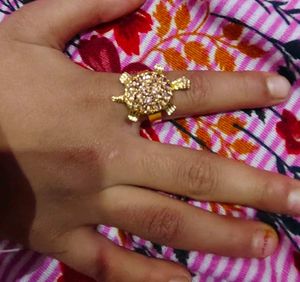 Elegant Gold Tone Ring