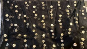 Black Colour Ka Work Full Heavy Dupatta