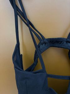 Newme Black Strappy Top