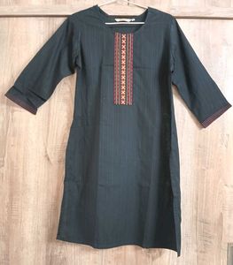 NEW BLACK KURTA