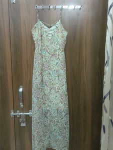 Paisley Print Maxi Dress