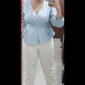 • Wrap Top • 💙