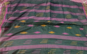 Green And Pink Saree