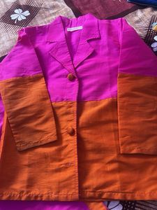 Stylish Two-Tone Jacket Co Ord set