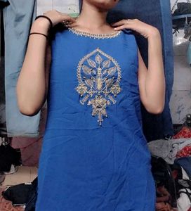 Sleeveless Short Kurti 🎀🪷