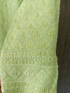 Price Drpoped..Small Chikankari Work, Pastel Shad