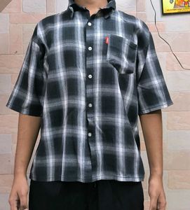 Checked Short Sleeve Shirt