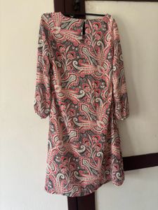 Paisley Print Casual Dress