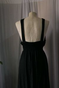 Vintage Black Maxi Dress