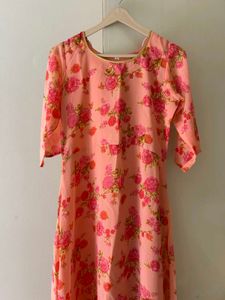 Floral Anarkali Dupatta Set