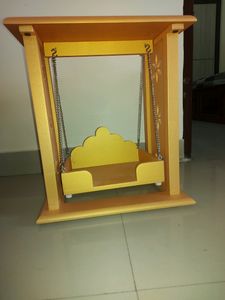WOODEN laddo Gopal Ji Jhulaa