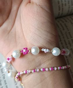 Aesthetic Bracelet Set beaded Handmade 🩷
