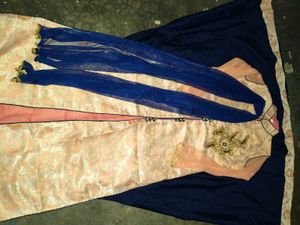 Elegant  Kurta Set With Long Skart