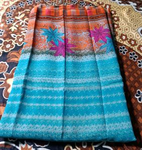 Floral Print Saree