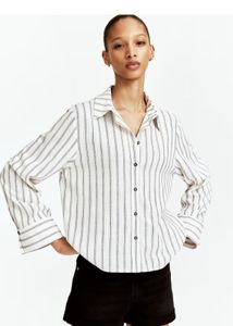 H&M Striped Linen Shirt