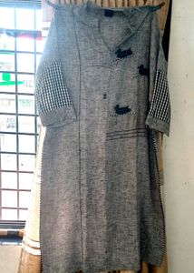 Duck Print Linen Tunic 🖤