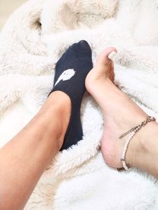 Cute Black Ankle Socks