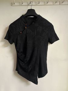 Unique Black Patterned Shirt