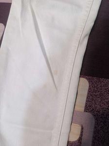 White Slim Fit Jeans