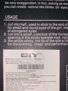 False Eyelash Set