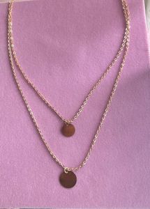 Gold Coin Double chain