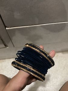 Blue & Gold Bangles