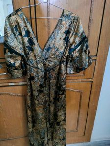 Elegant Floral Print Dress