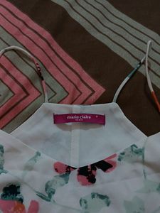 Florat White Marie Claire Top