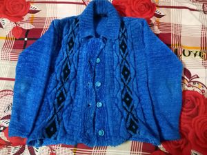 Blue Shimmer Sweater