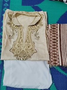 Elegant Embroidered Kurta Set